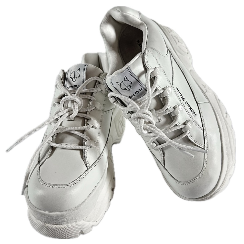 Naked Wolfe Sporty White Leather